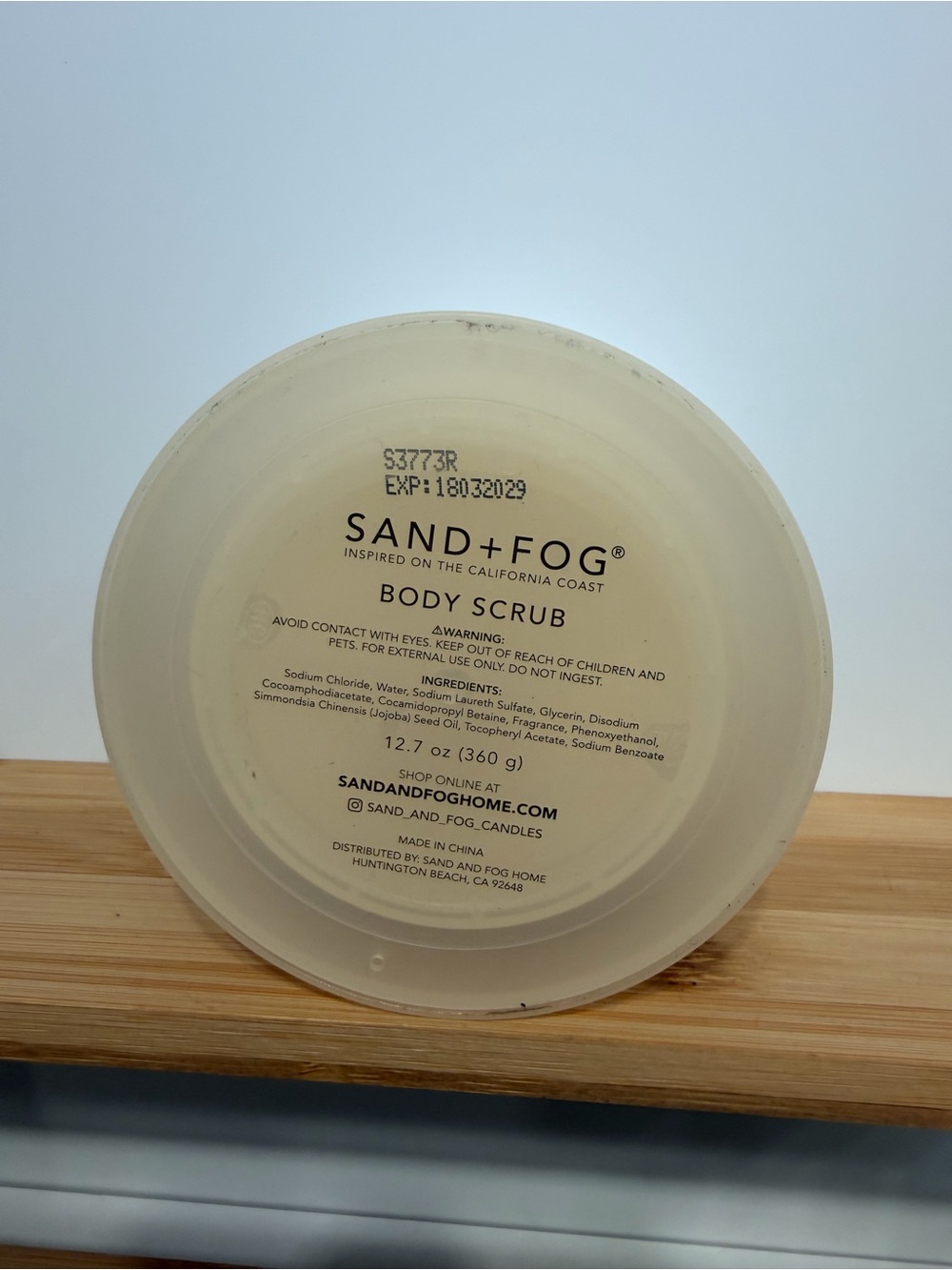 Sand + Fog Vanilla Sugar Body Scrub — NWOT - Picture 3 of 3